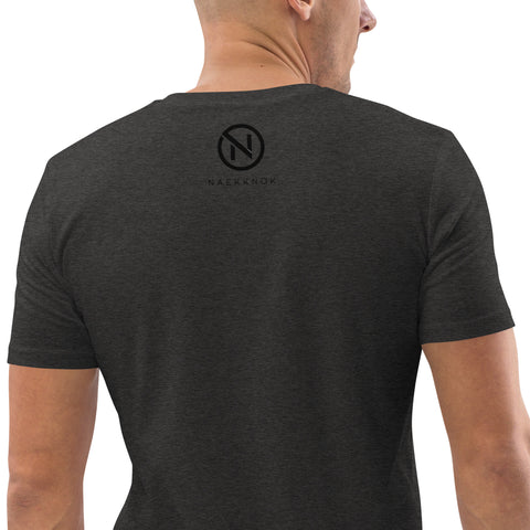 naekknok - Unisex-T-Shirt aus Bio-Baumwolle mit Stick und Druck