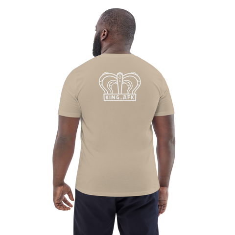 King_AFK - Herren-T-Shirt aus 100% Bio-Baumwolle mit Druck