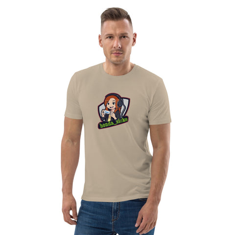 honda_zicke - Unisex-T-Shirt aus Biobaumwolle mit Druck