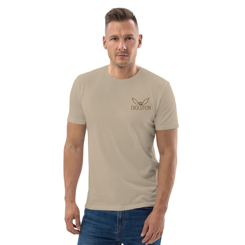For Gamers - Herren-Team-Evolution-T-Shirt aus Bio-Baumwolle mit Stick