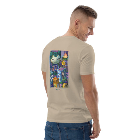 Molinero1990 - Unisex-T-Shirt aus Biobaumwolle mit Stick und Rückendruck