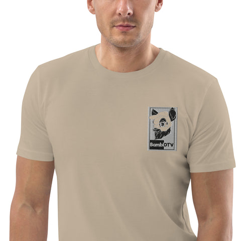 BambiDTV - Herren-T-Shirt aus Biobaumwolle mit Stick