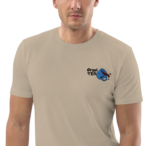 TeaNuviell - Herren-T-Shirt aus Bio-Baumwolle mit Stick