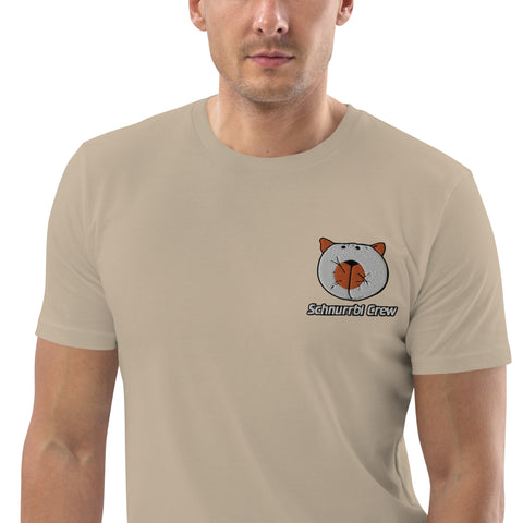 BattleBeckso - Herren-T-Shirt aus Bio-Baumwolle mit Stick und Druck