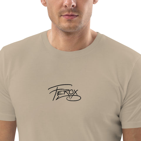 Ferox_K - Herren-T-Shirt aus Bio-Baumwolle mit Stick