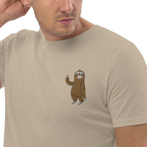 casper211tv - Herren-T-Shirt aus Bio-Baumwolle mit Stick