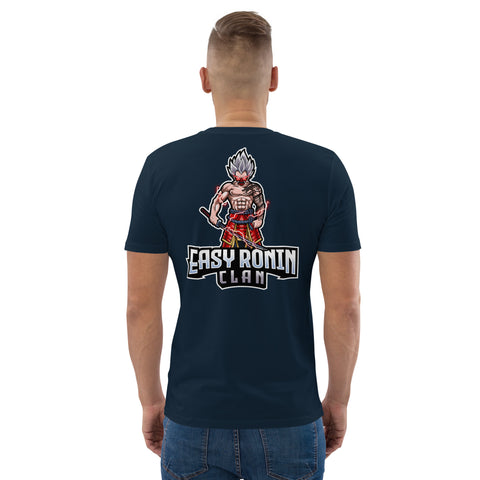 easyroninclan - Herren-T-Shirt aus Bio-Baumwolle mit Stick und Druck