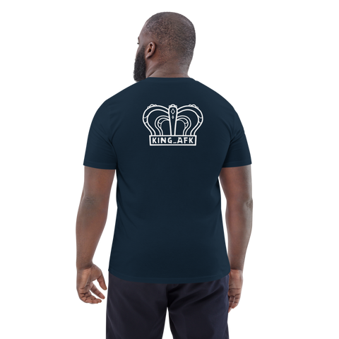 King_AFK - Herren-T-Shirt aus 100% Bio-Baumwolle mit Druck