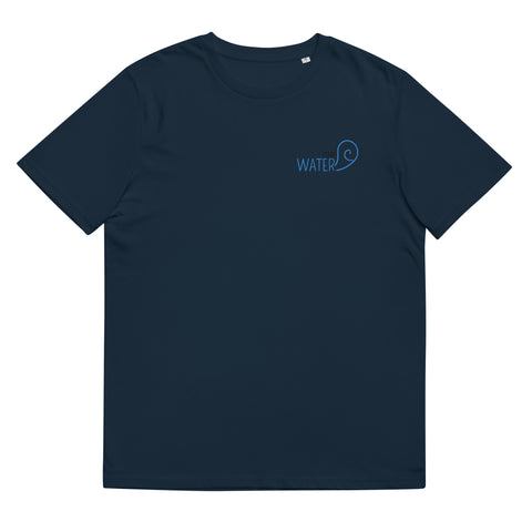For Gamers - Herren-Team-Water-T-Shirt aus Bio-Baumwolle mit Stick