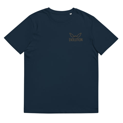 For Gamers - Herren-Team-Evolution-T-Shirt aus Bio-Baumwolle mit Stick