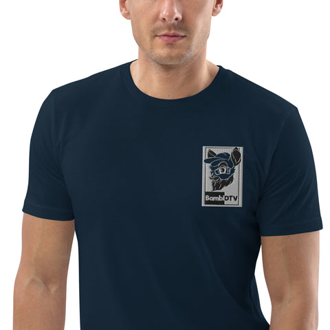 BambiDTV - Herren-T-Shirt aus Biobaumwolle mit Stick