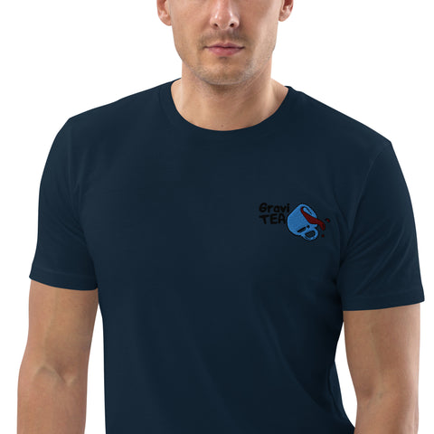 TeaNuviell - Herren-T-Shirt aus Bio-Baumwolle mit Stick