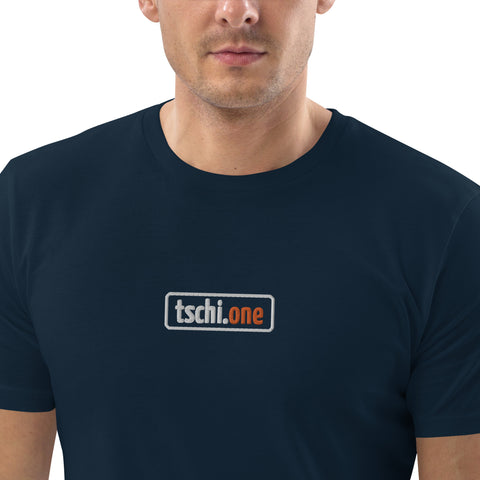 TschiOne - Herren-T-Shirt aus Bio-Baumwolle mit Stick