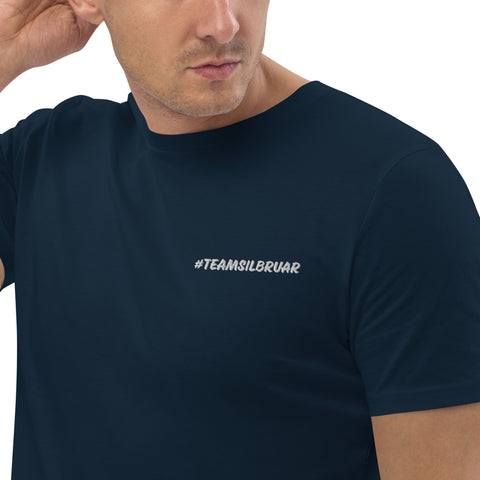 Silbruar - Herren-T-Shirt aus Bio-Baumwolle mit Stick