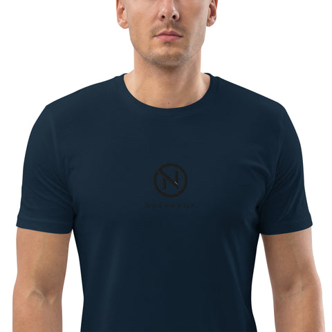 naekknok - Unisex-T-Shirt aus Bio-Baumwolle mit Stick und Druck