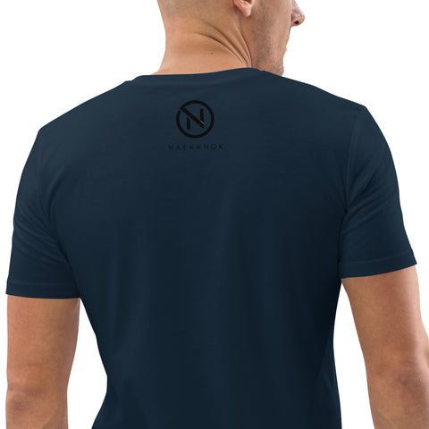 naekknok - Unisex-T-Shirt aus Bio-Baumwolle mit Stick und Druck