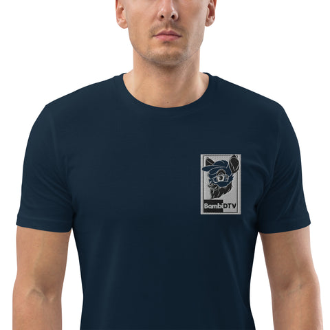BambiDTV - Herren-T-Shirt aus Biobaumwolle mit Stick
