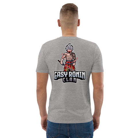 easyroninclan - Herren-T-Shirt aus Bio-Baumwolle mit Stick und Druck