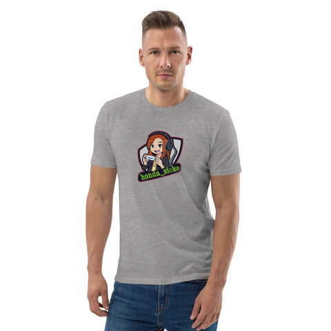 honda_zicke - Unisex-T-Shirt aus Biobaumwolle mit Druck