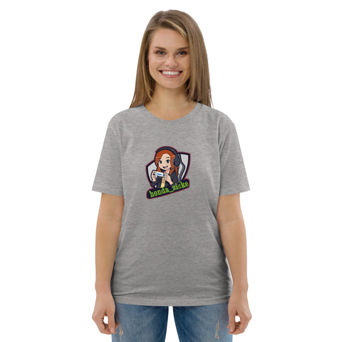 honda_zicke - Unisex-T-Shirt aus Biobaumwolle mit Druck