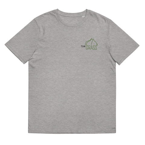 For Gamers - Herren-Team-Grass-T-Shirt aus Bio-Baumwolle mit Stick