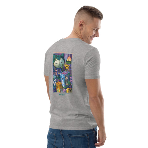 Molinero1990 - Unisex-T-Shirt aus Biobaumwolle mit Stick und Rückendruck