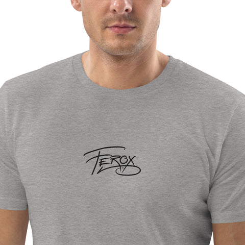 Ferox_K - Herren-T-Shirt aus Bio-Baumwolle mit Stick