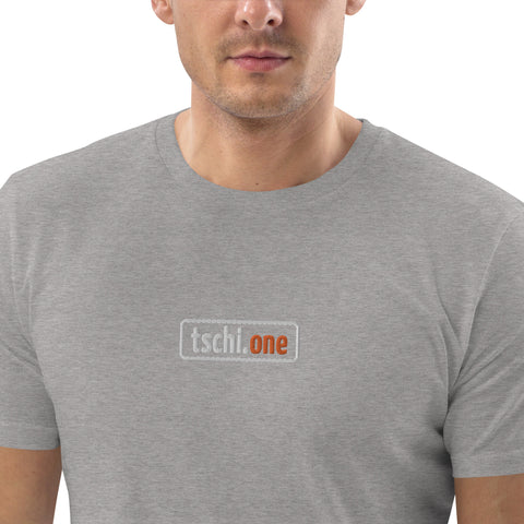 TschiOne - Herren-T-Shirt aus Bio-Baumwolle mit Stick