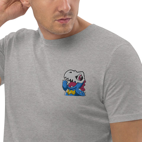 LuiTheDinosaur - Herren-T-Shirt aus Bio-Baumwolle mit Stick