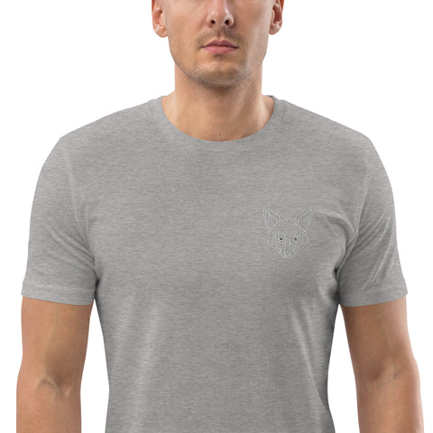 LeaKrsr - Herren-T-Shirt aus Bio-Baumwolle mit Stick und Druck