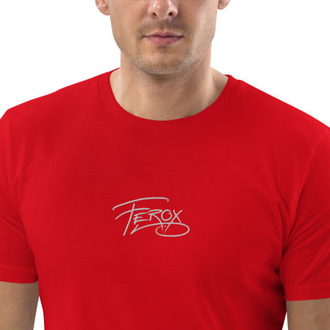 Ferox_K - Herren-T-Shirt aus Bio-Baumwolle mit Stick