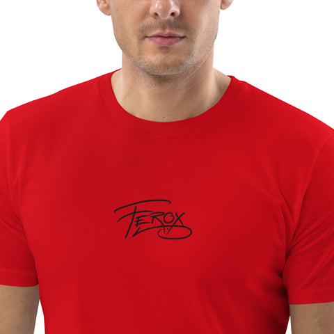 Ferox_K - Herren-T-Shirt aus Bio-Baumwolle mit Stick