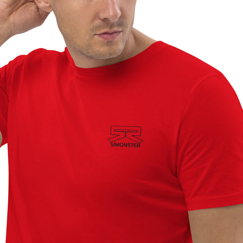 SimonsterGG - Herren-T-Shirt aus Bio-Baumwolle mit Stick