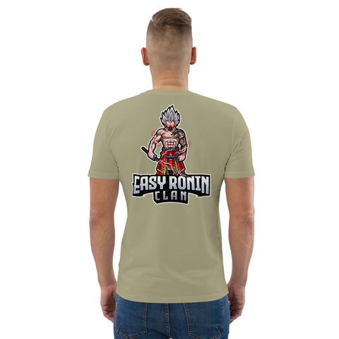 easyroninclan - Herren-T-Shirt aus Bio-Baumwolle mit Stick und Druck