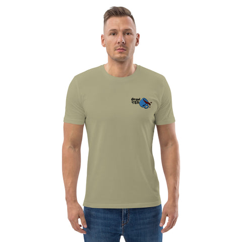 TeaNuviell - Herren-T-Shirt aus Bio-Baumwolle mit Stick