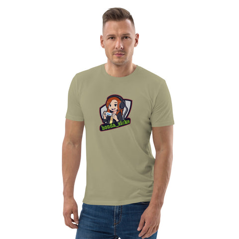 honda_zicke - Unisex-T-Shirt aus Biobaumwolle mit Druck