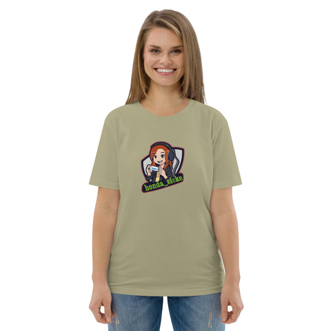 honda_zicke - Unisex-T-Shirt aus Biobaumwolle mit Druck