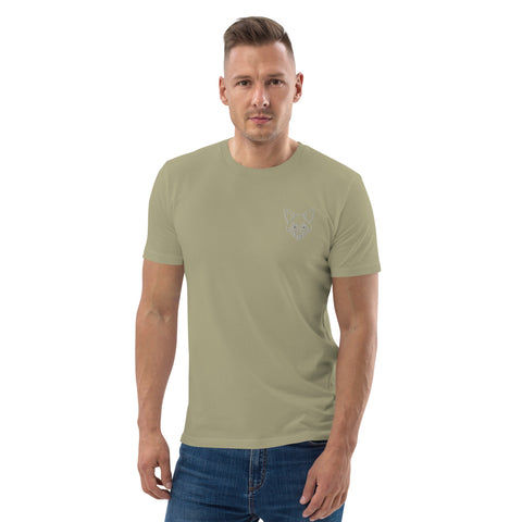 LeaKrsr - Herren-T-Shirt aus Bio-Baumwolle mit Stick und Druck