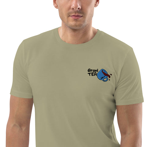 TeaNuviell - Herren-T-Shirt aus Bio-Baumwolle mit Stick