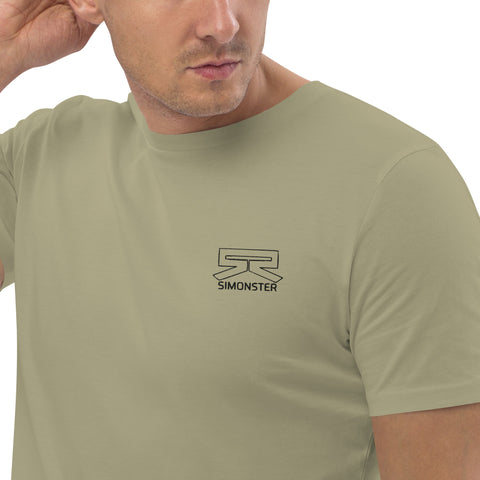 SimonsterGG - Herren-T-Shirt aus Bio-Baumwolle mit Stick