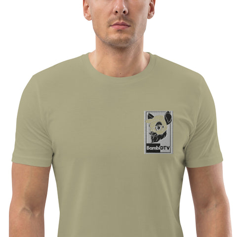 BambiDTV - Herren-T-Shirt aus Biobaumwolle mit Stick