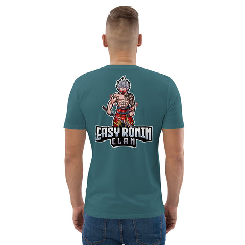 easyroninclan - Herren-T-Shirt aus Bio-Baumwolle mit Stick und Druck