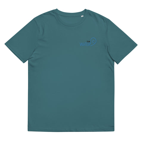 For Gamers - Herren-Team-Water-T-Shirt aus Bio-Baumwolle mit Stick