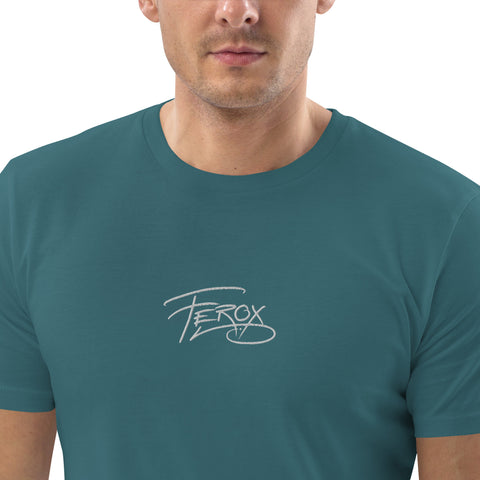 Ferox_K - Herren-T-Shirt aus Bio-Baumwolle mit Stick