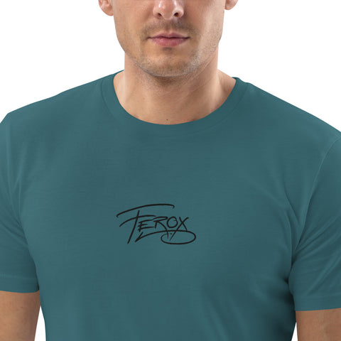 Ferox_K - Herren-T-Shirt aus Bio-Baumwolle mit Stick