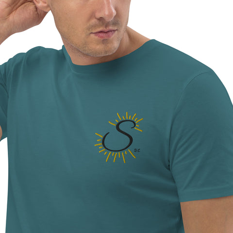 Sunshine_girl1 - Herren-T-Shirt aus Bio-Baumwolle mit Stick