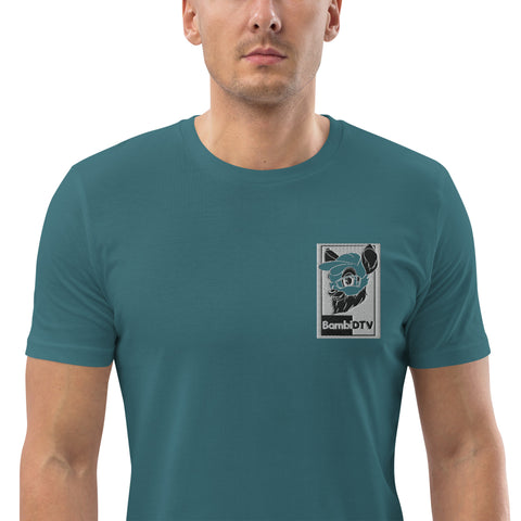 BambiDTV - Herren-T-Shirt aus Biobaumwolle mit Stick