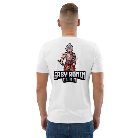 easyroninclan - Herren-T-Shirt aus Bio-Baumwolle mit Stick und Druck
