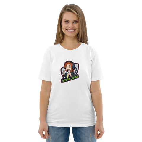honda_zicke - Unisex-T-Shirt aus Biobaumwolle mit Druck