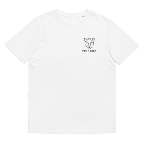 Phanthea - Unisex-T-Shirt aus Bio-Baumwolle mit Stick und Druck